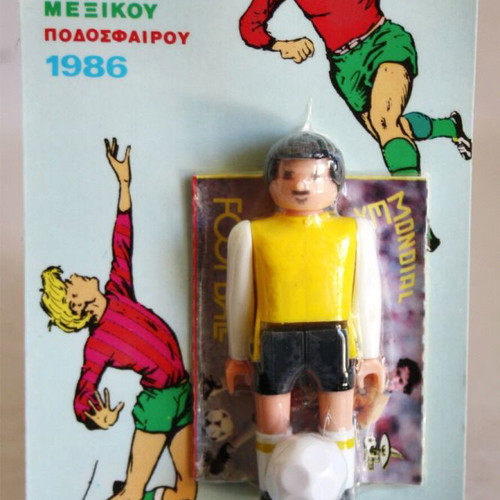 Mondial Mexico 86 Airgam Boys AEK figure new with Olympiada sticker pack