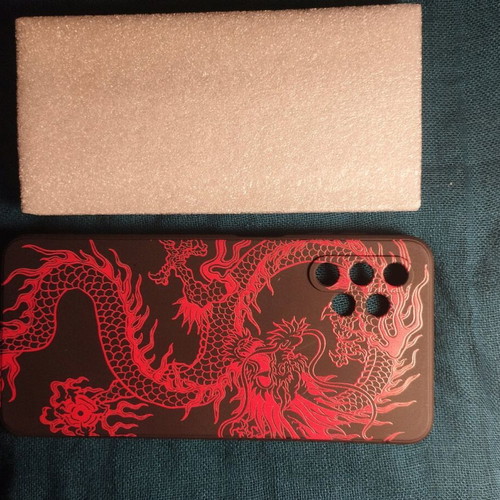Samsung Galaxy A32 case new with rose and dragon design