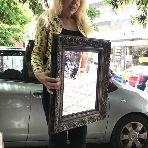 Vintage mirror used 55x70cm