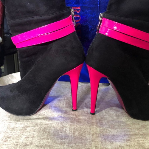 Roselight women's boots used with high heel and platform