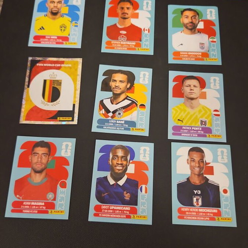 2026 World Cup Stickers new, set of 9