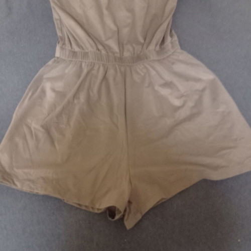 Oysho short one-piece new, gray, size S