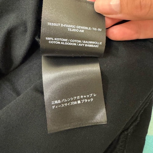 Balenciaga blouse used, black, loose fit, size S