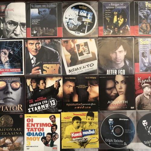 DVD collection of 40 movies with subtitles, new
