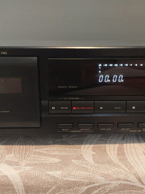 Denon DRM-740 στερεοφωνικό κασετόφωνο τριών κεφαλών