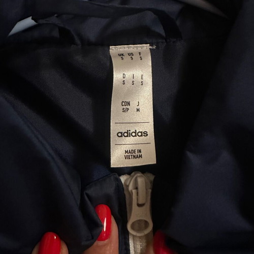 Adidas women's jacket new, size S, dark blue