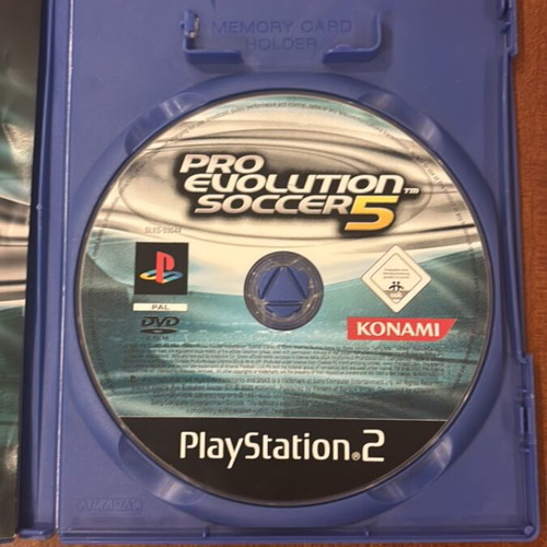 Pro Evolution Soccer 5 PS2 game used, complete with manual