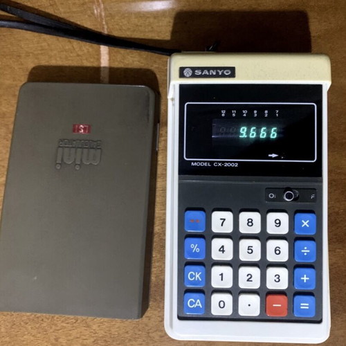 Sanyo CX-2002 calculator vintage 1974 used