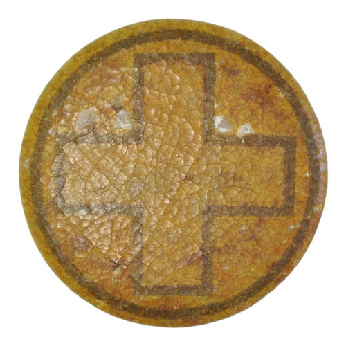 Red Cross vintage pin used