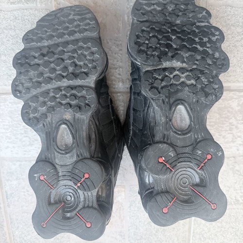 Nike Shox TL athletic shoes size 44 used, black