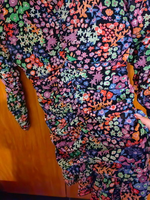 Mini dress Zara used, multicolor, size S