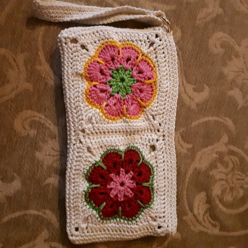 Clutch bag handmade colorful new