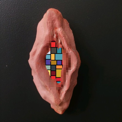 Handmade magnets new from plaster and acrylics
