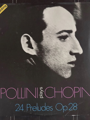 Pollini plays Chopin 24 Preludes Op.28 vinyl like new, classical