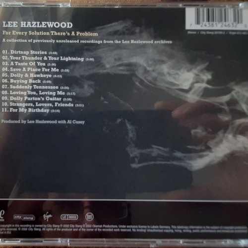 Lee Hazlewood For Every Solution There's A Problem CD like new, rock