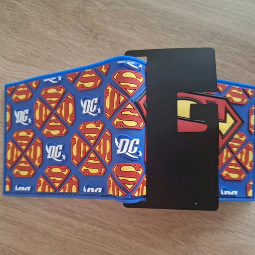 Superman Kids Wallet new with embossed designs