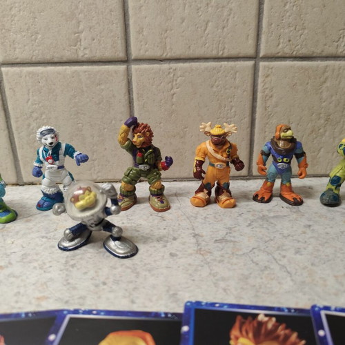 Set of 7 elc planet protectors figures like new