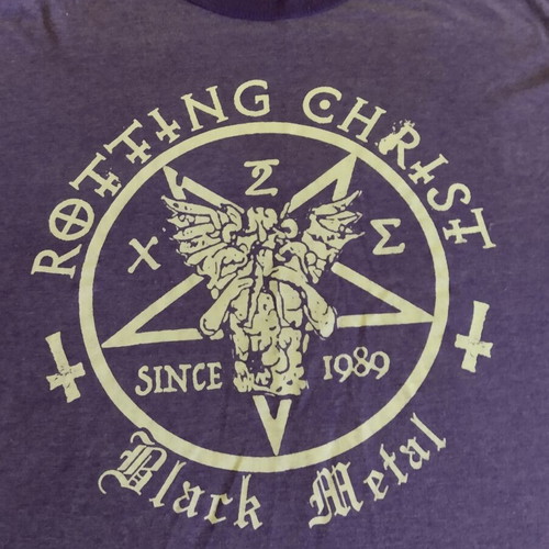 Rotting Christ T-shirt, Anvil, purple, XL