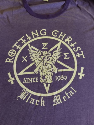 Rotting Christ T-shirt, Anvil, purple, XL