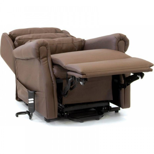 Reclining electric armchair used with 2 motors