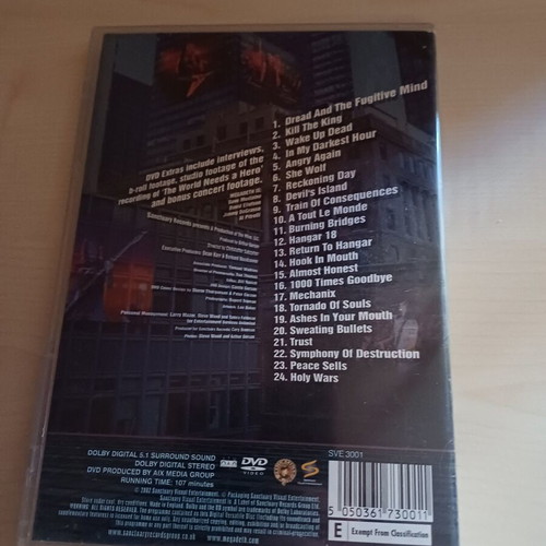 Megadeth Rude Awakening DVD 2003 used, metal