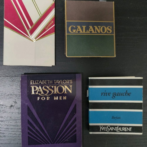 Vintage perfume samples new, pack of 4