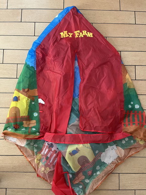Children's Farm Play Tent like new, 95x72x102 cm