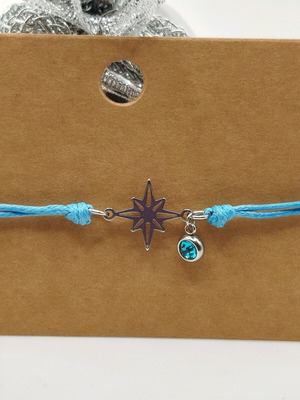 Handmade New Year charm bracelet new, turquoise and silver