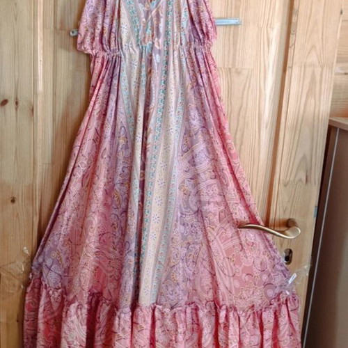 Smol Minitum Large Dress new, silk pink