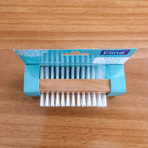 Elina wooden nail brush new, eco-friendly for manicure