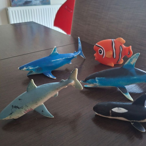 Sea Animals soft, used, set