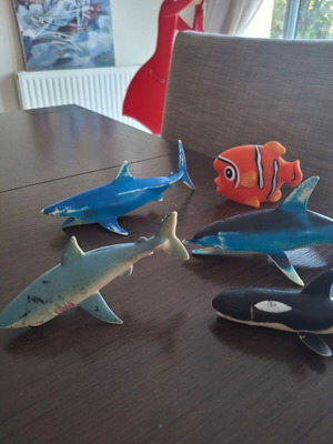 Sea Animals soft, used, set