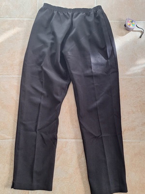 Women's black pants used with elastic waist, size XL