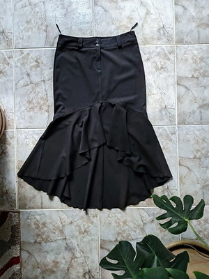 Black skirt, suit fabric, slight stretch