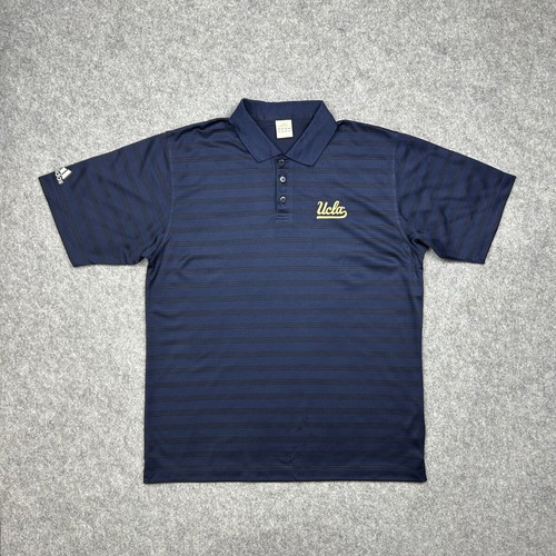 Adidas UCLA Polo shirt used, navy blue, size M