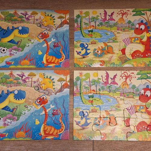 Ravensburger puzzle like new, 2x12 pieces for children