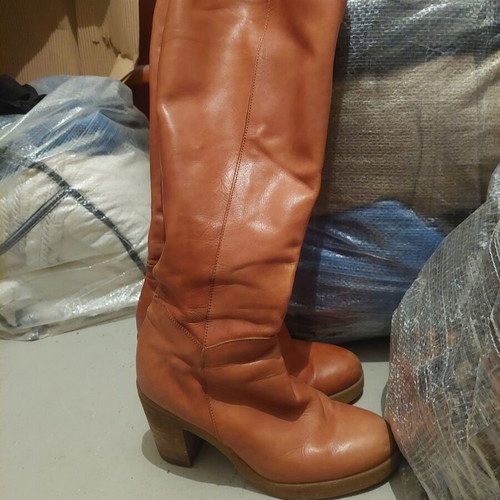Nak boots 38 camel leather like new