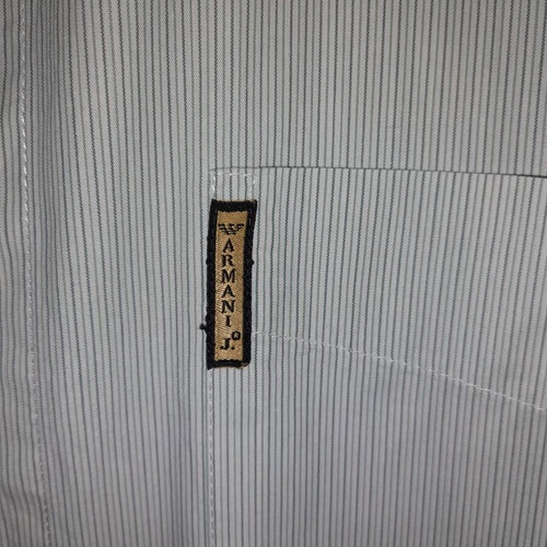 Armani Jeans shirt used, thin striped, size XL