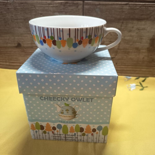 Andrea Fontebasso 1760 Cheeky Owlet Tea for One porcelain set new
