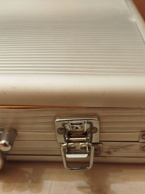 Makeup case used, clean inside