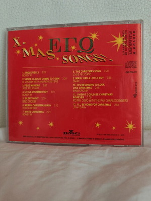 CD compilation used, Xmas pop songs