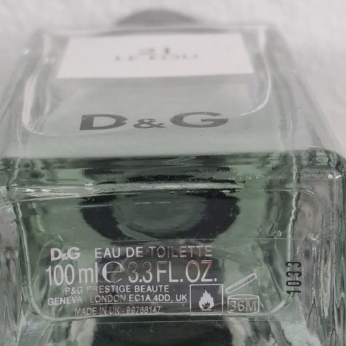 Dolce & Gabbana 21 Le Fou Pour Homme Eau de Toilette spray 100 ml like new