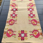 Handmade cross-stitch table runner like new