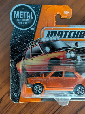 Matchbox 1970 Datsun 510 Rally καινούργιο πορτοκαλί όχημα