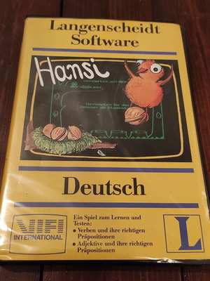 Apple II Langenscheidt Software Hansi Deutsch εκπαιδευτικό παιχνίδι μεταχειρισμένο