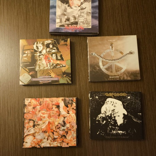Carcass The Pathologist's Report 6CD and 5DVD like new metal set