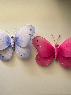Butterflies decorative butterflies 30cm like new