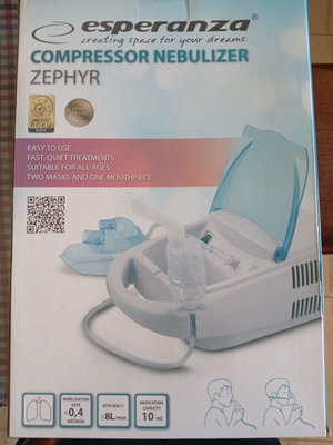 Compressor Nebulizer Zephyr new, effective for asthma and allergies