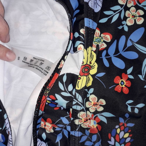 Box Now swimsuit high-waisted floral bikini new, size S