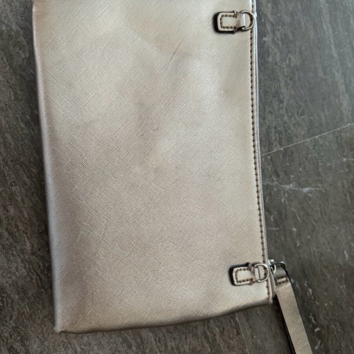 Guess clutch bag like new, pink and gold